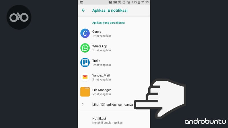 Cara Menonaktifkan Aplikasi Sementara yang tidak terpakai