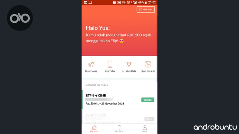 pengalaman menggunakan aplikasi flip di android by androbuntu
