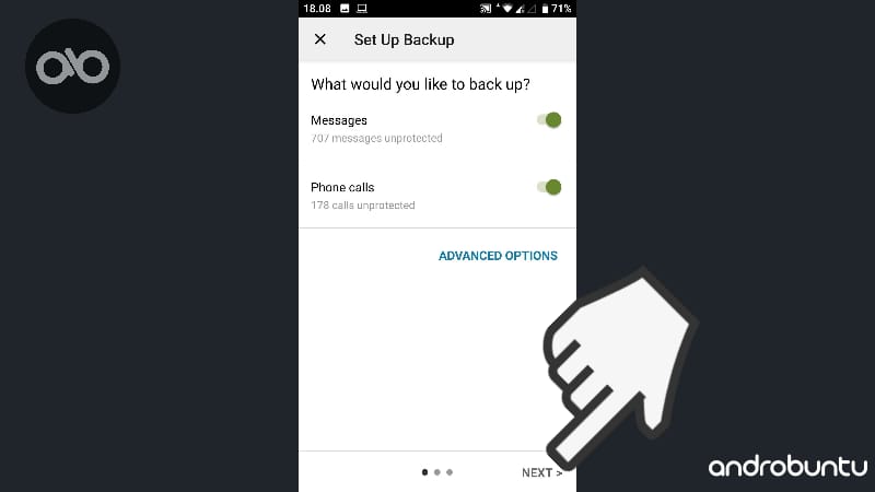 Cara Backup SMS Di Android by Androbuntu