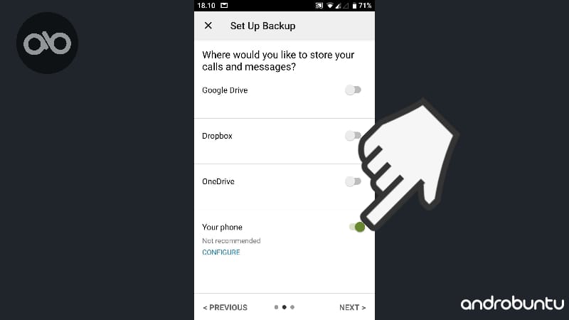 Cara Backup SMS Di Android by Androbuntu