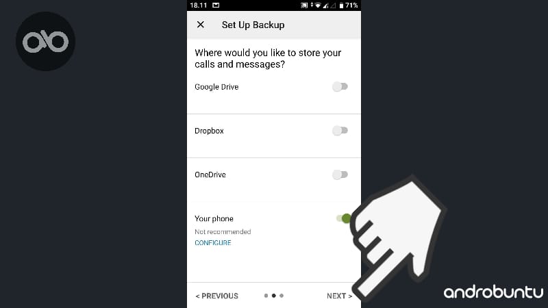 Cara Backup SMS Di Android by Androbuntu