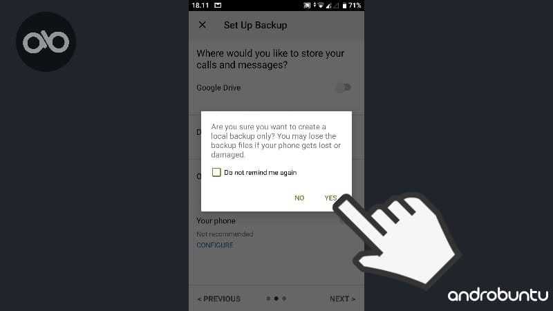 Cara Backup SMS Di Android by Androbuntu