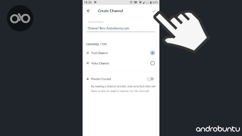 Cara Membuat Channel Baru Di Discord by Androbuntu 3
