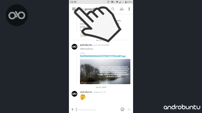 Cara Membuat Server Discord Di Android by Androbuntu 1