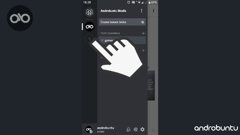 Cara Membuat Server Discord Di Android by Androbuntu 2