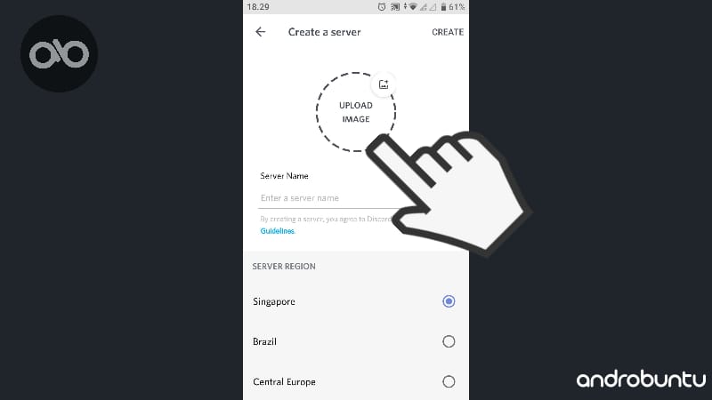 Cara Membuat Server Discord Di Android by Androbuntu 4