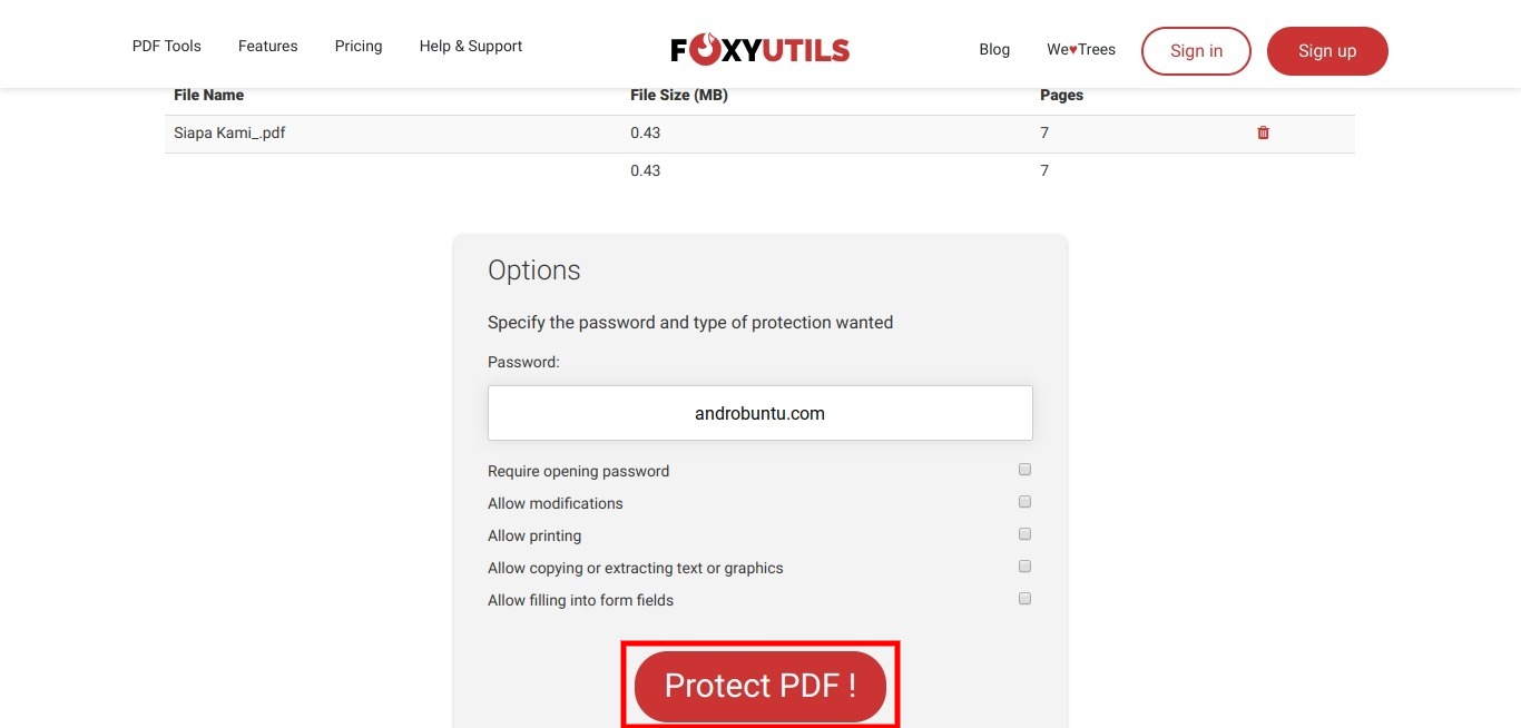 Cara Mengunci File PDF dengan Password Agar Lebih Aman by Androbuntu 11