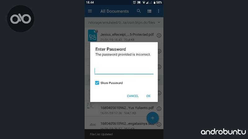 Cara Mengunci File PDF dengan Password Agar Lebih Aman by Androbuntu 9