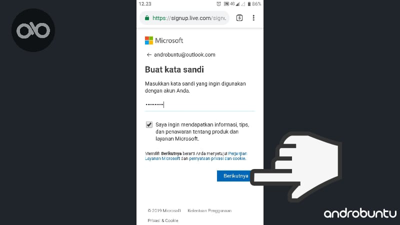 cara membuat akun microsoft by Androbuntu