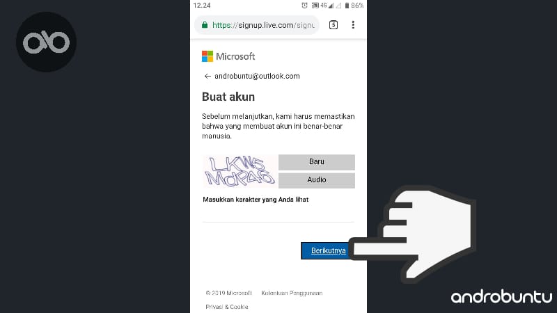 cara membuat akun microsoft by Androbuntu