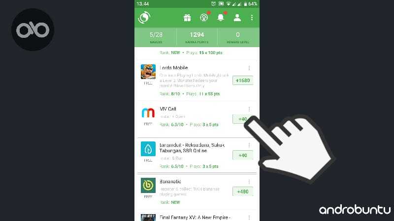 Cara Mendapatkan Kode Voucher Google Play Gratis di Android by Androbuntu 1