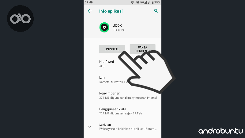 Cara Mengatasi Aplikasi JOOX Error di Android by Androbuntu 3