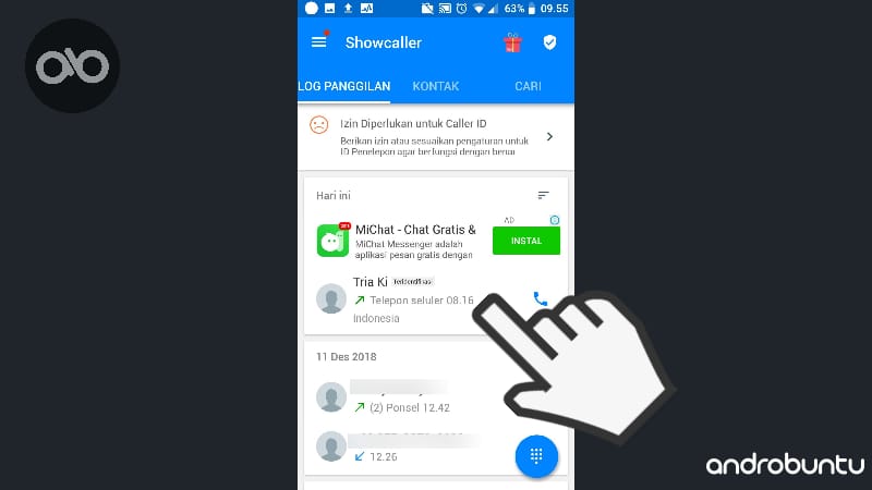 Cara Mengetahui Pemilik Nomor Telepon Menggunakan Aplikasi Showcaller by Androbuntu 7