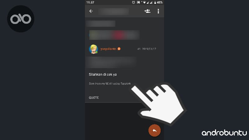 Cara Menonaktifkan Signature di Tapatalk by Androbuntu 4
