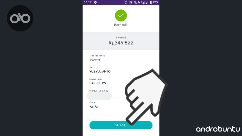 ovo transfer ke bank