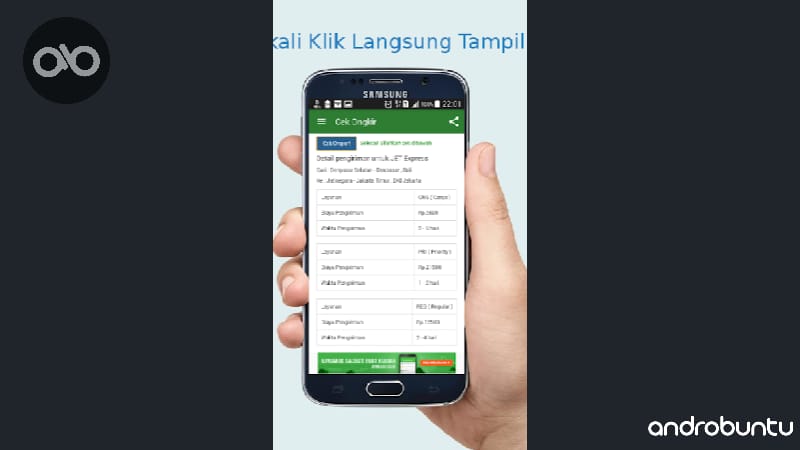 Aplikasi Cek Ongkir Terbaik untuk HP Android by Androbuntu.com 7