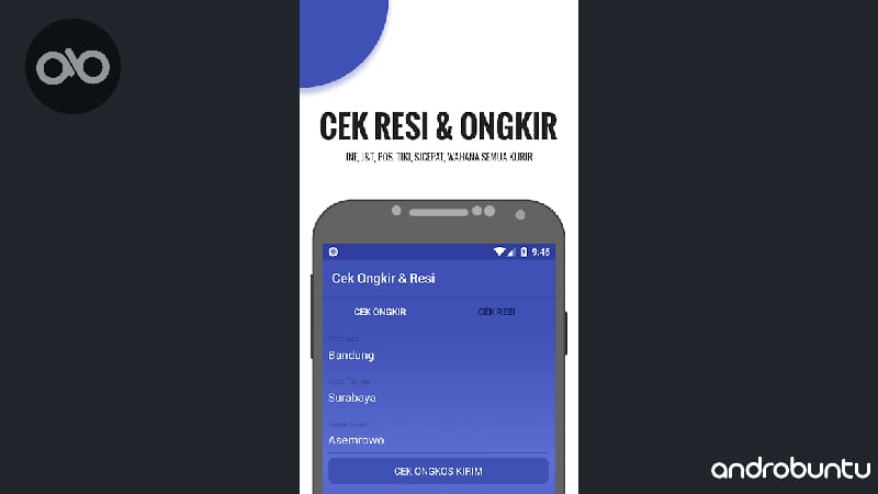 Aplikasi Cek Ongkir Terbaik untuk HP Android by Androbuntu.com 9