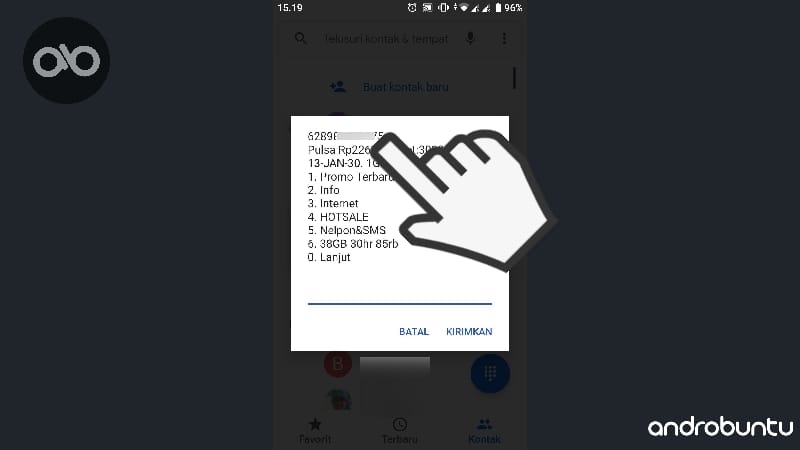 Cara Cek Nomor HP Kartu 3 (Tri) dengan Mudah dan Cepat by Androbuntu.com 3