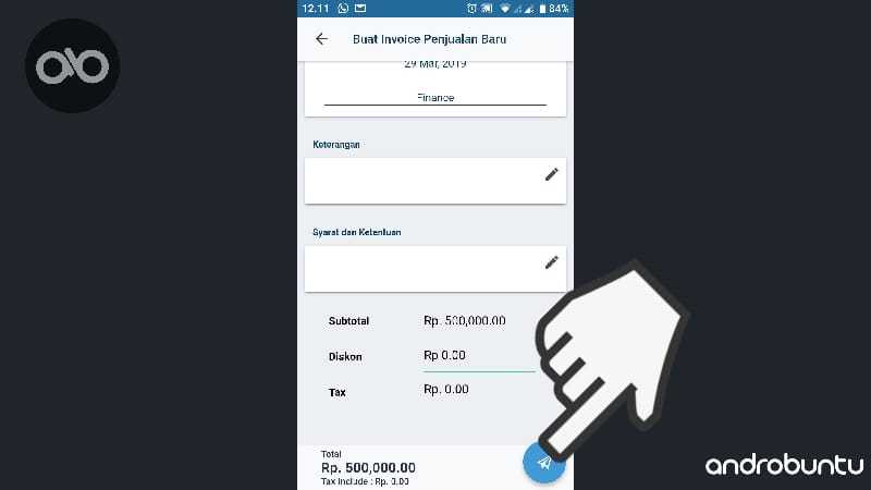 Cara Membuat Invoice di Android dengan Cepat by Androbuntu.com 4