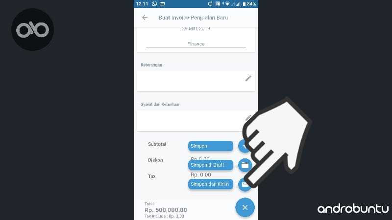 Cara Membuat Invoice di Android dengan Cepat by Androbuntu.com 5