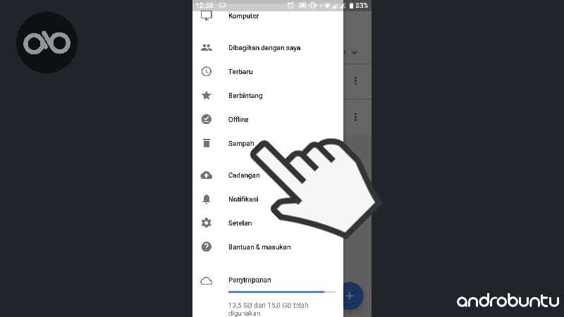 Cara Mengembalikan File yang Sudah Dihapus di Google Drive by Androbuntu.com 2