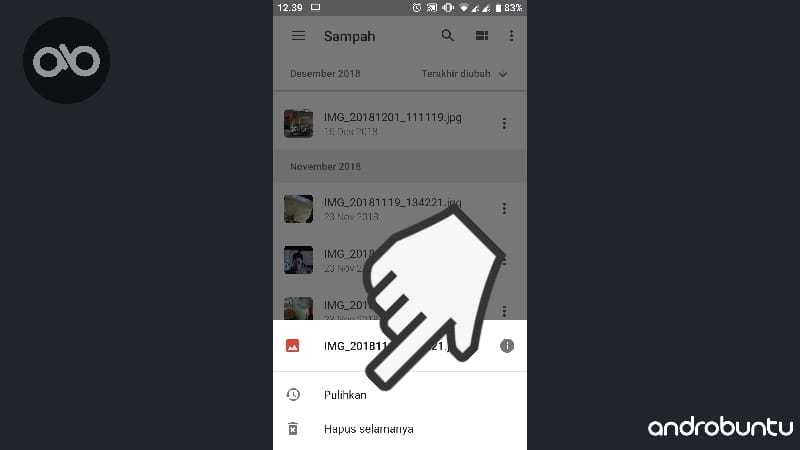 Cara Mengembalikan File yang Sudah Dihapus di Google Drive by Androbuntu.com 4