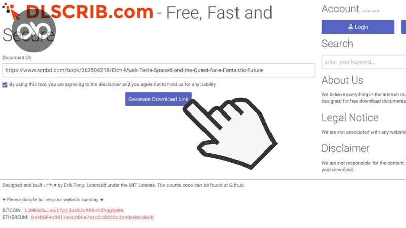 cara download file scribd di android