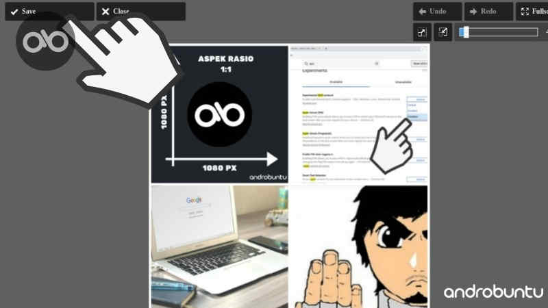 Cara Menggabungkan Foto di Android dan PC by Androbuntu.com 8