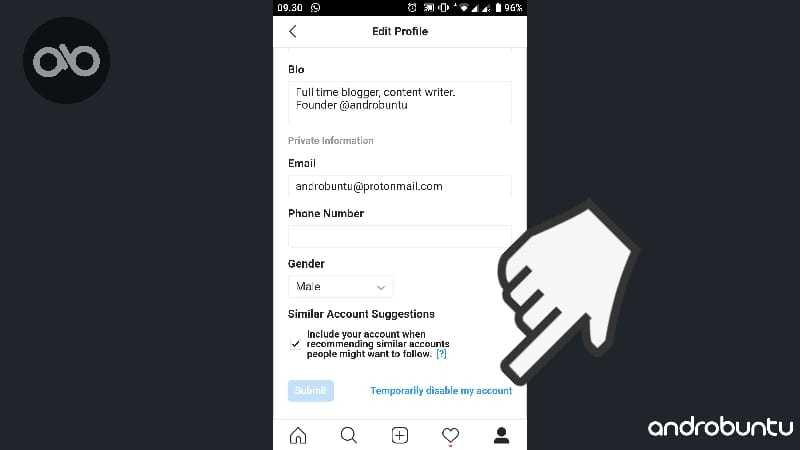 cara menonaktifkan instagram sementara dari hp