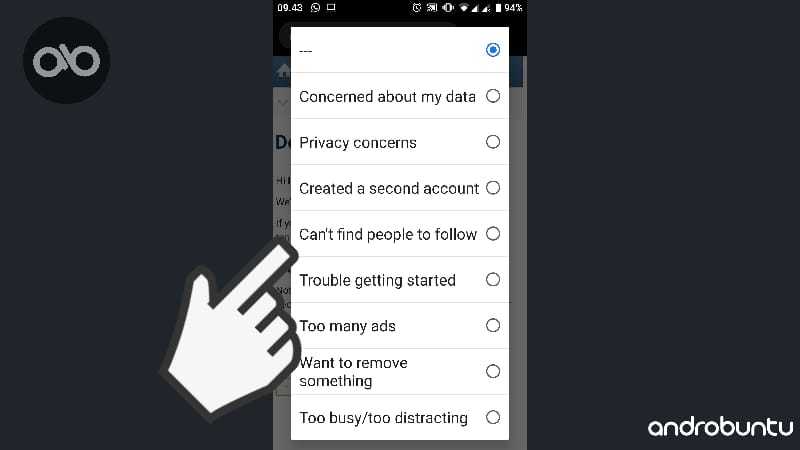 Cara Menonaktifkan Instagram Sementara dan Permanen by Androbuntu.com 6