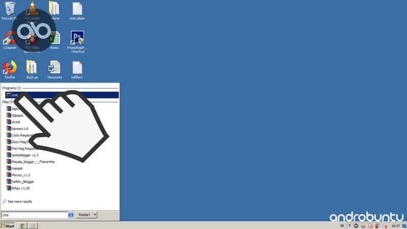 Cara Ping CMD by Androbuntu.com 2