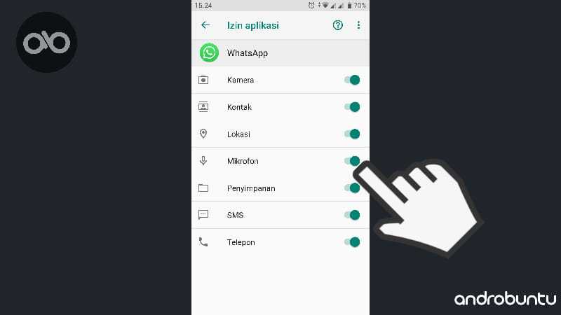 suara video call whatsapp tidak keluar