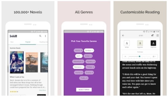 Aplikasi Baca Novel Terbaik di Android by Androbuntu Inkitt