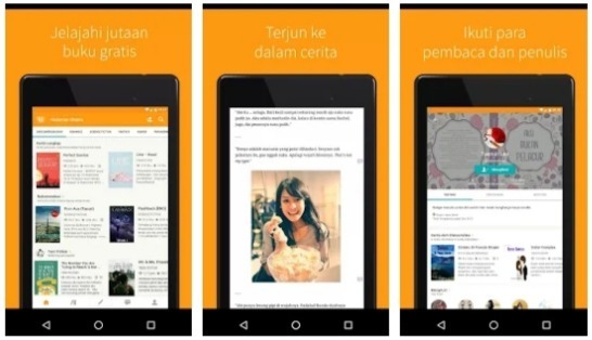 Aplikasi Baca Novel Terbaik di Android by Androbuntu Wattpad