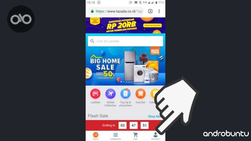 cara belanja di lazada bayar ditempat