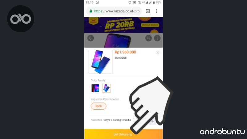 Cara Belanja di Lazada by Androbuntu.com 9