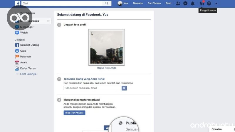 Cara Membuat Akun Facebook Baru dengan Mudah by Androbuntu.com 9