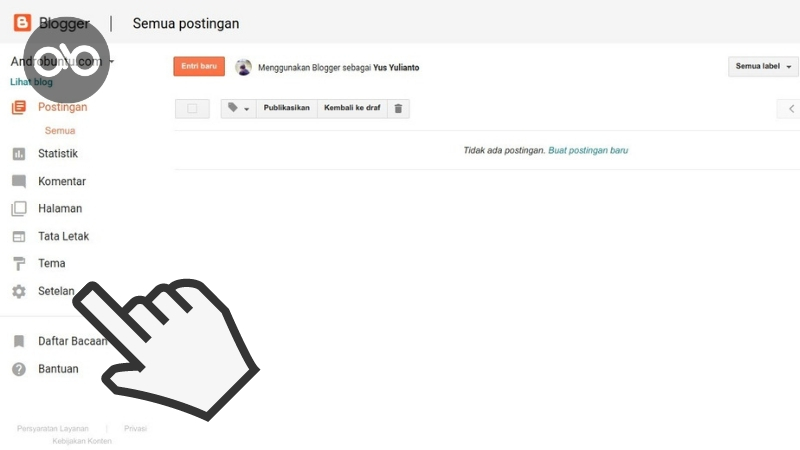 Cara Menghapus Blog di Blogspot dan WordPress Secara Permanen by Androbuntu.com 4