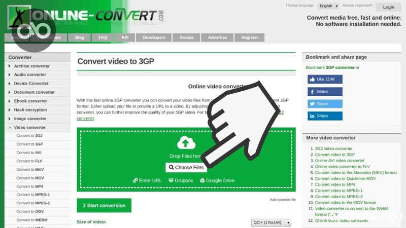cara mengubah format video online