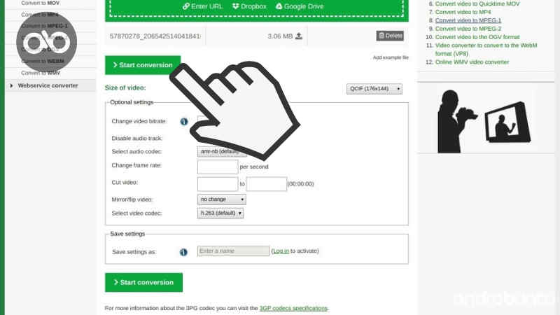 cara mengubah format video ke mp4 online