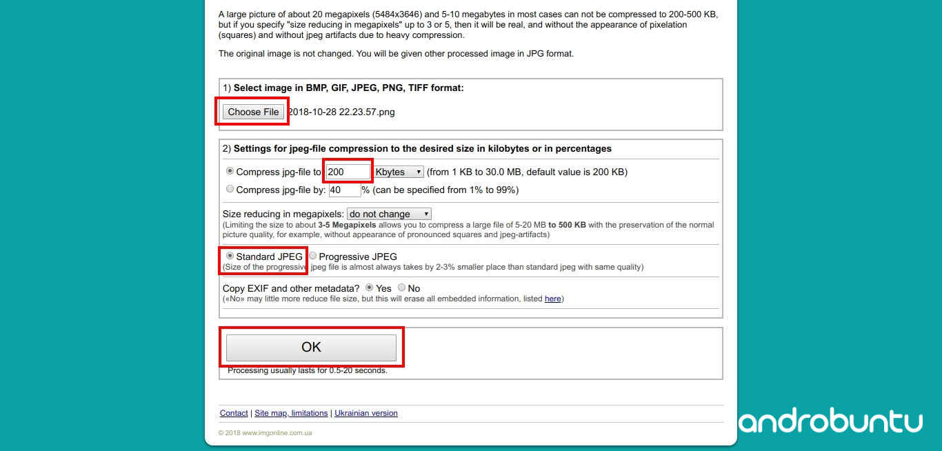 Cara Mengubah Ukuran Foto Menjadi 100kb 200kb by Androbuntu.com 1
