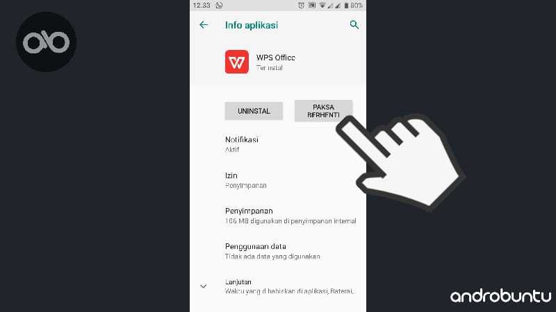 Cara mengatasi aplikasi wps office error di android by Androbuntu.com 1