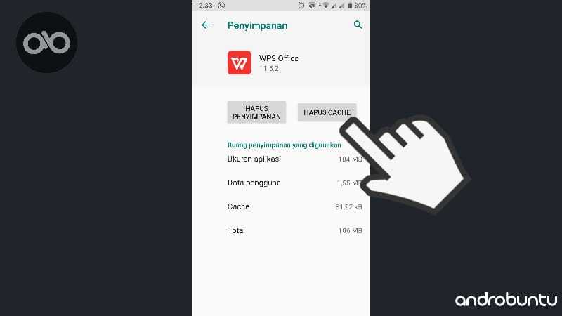 Cara mengatasi aplikasi wps office error di android by Androbuntu.com 2