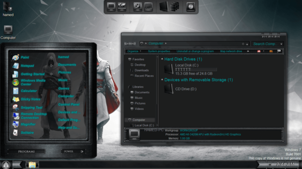 Tema Windows 7 Game by Androbuntu 5