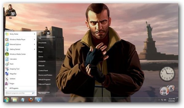 Tema Windows 7 Game by Androbuntu 7