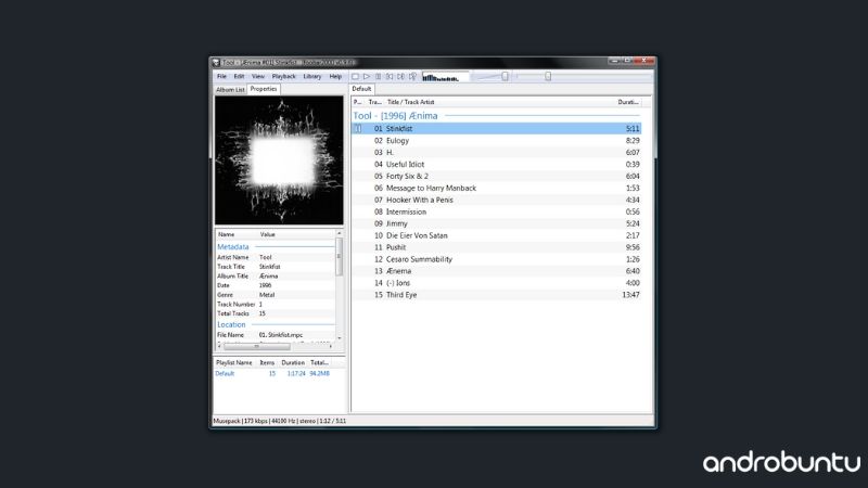 Aplikasi Pemutar Musik PC Terbaik by Androbuntu 5