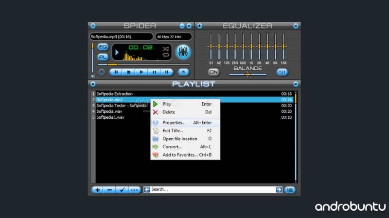 Aplikasi Pemutar Musik PC Terbaik by Androbuntu 9