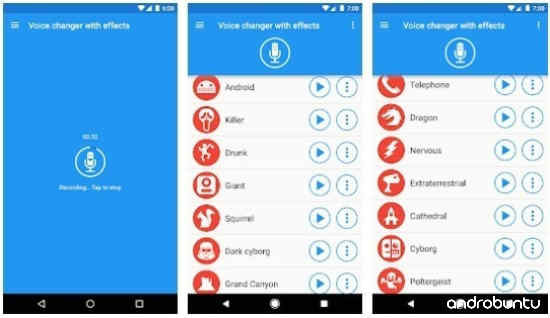 Aplikasi Yang Dapat Mengubah Suara Menjadi Lucu Dan Menggemaskan by Androbuntu.com 2