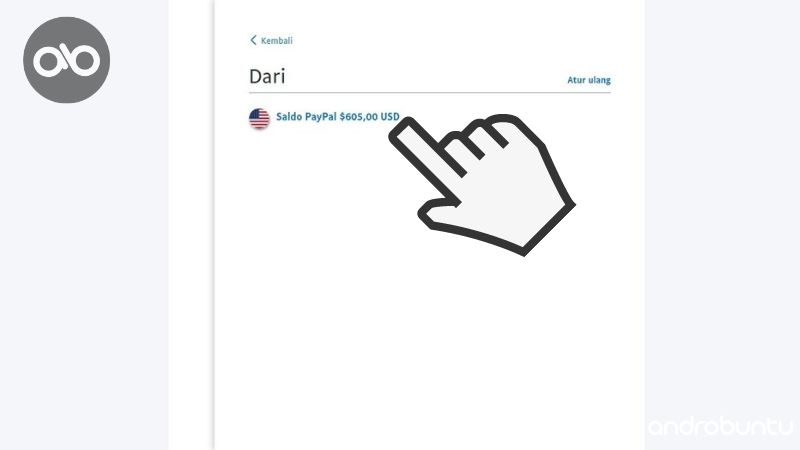 Cara Menarik Uang dari PayPal ke Rekening Bank by Androbuntu.com 3