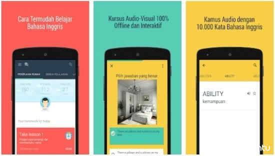 Aplikasi Belajar Bahasa Inggris Terbaik di Android by Androbuntu.com 1